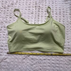 Pink Victoria's Secret Bikini Top in Light Green